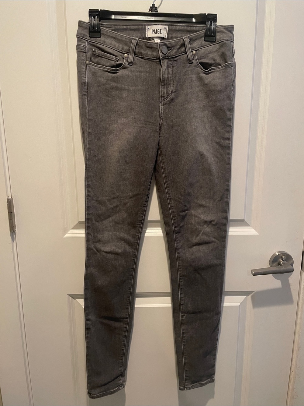PAIGE Slim Gray Skinny Jeans